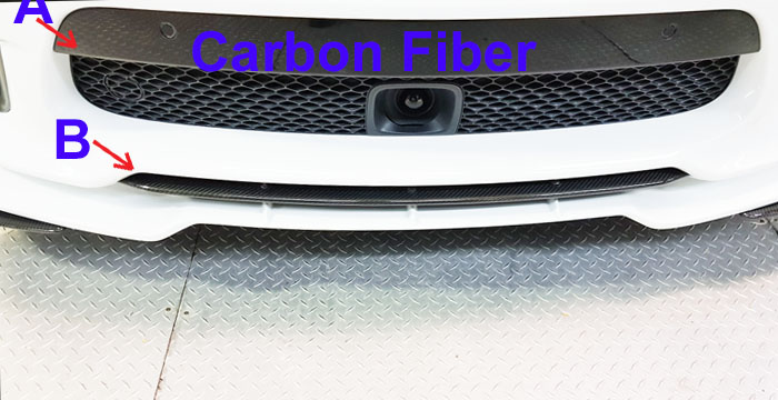 Custom Jeep Grand Cherokee  SUV/SAV/Crossover Front Lip/Splitter (2017 - 2021) - $750.00 (Part #JP-026-FA)
